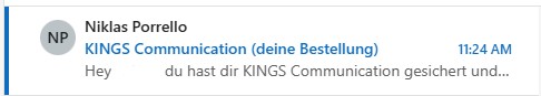 KINGS Communication E-Mail